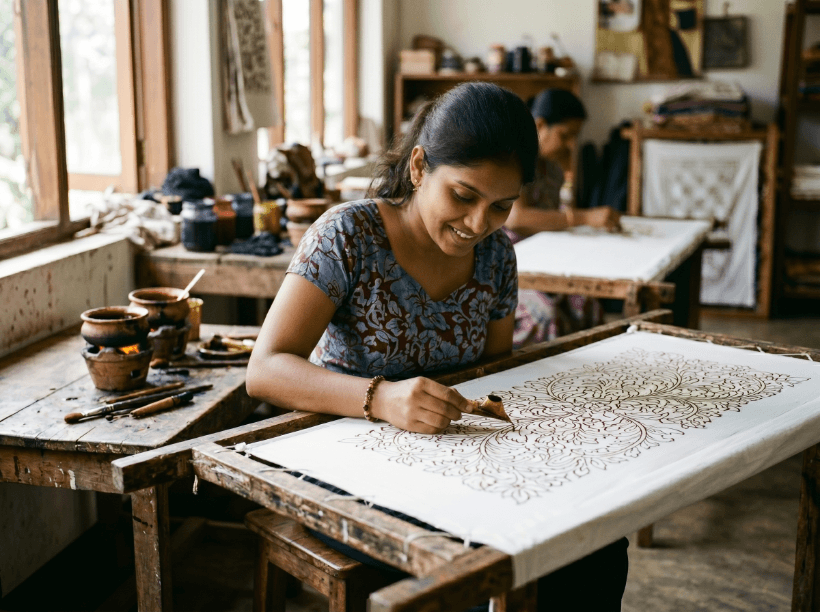 Wax Batik Workshop overview