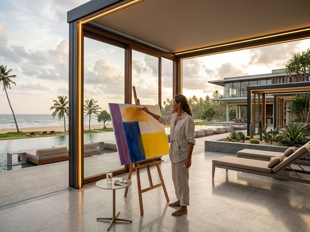 Sunset Art Painting