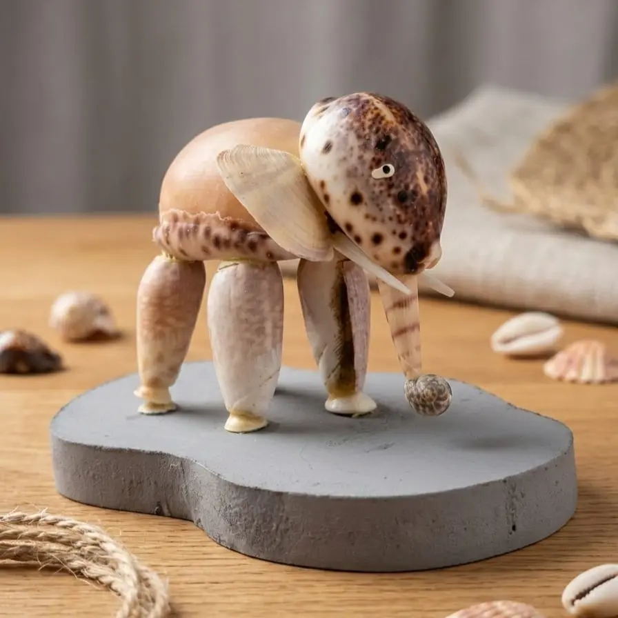 Seashell Elephant - L 