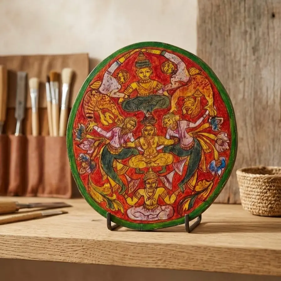 Traditional Wall Art in Wood - TR79001 