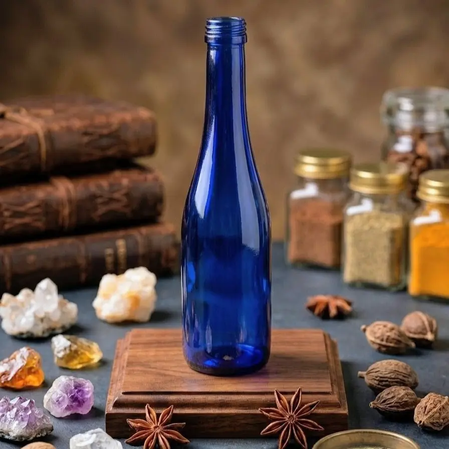 Blue Deco Bottle 