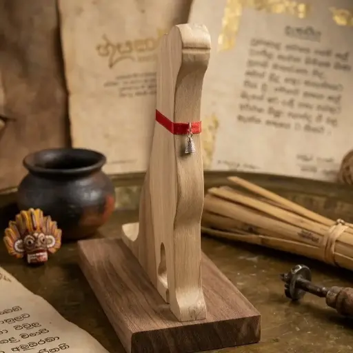 [HI010150002] Wooden Dog 