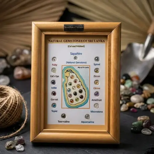 [HI070240001] Sri Lanka Gem Map - L 