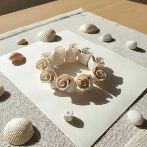 [FL010330012] Plastic Twisted Bead Bracelet - CTP511 